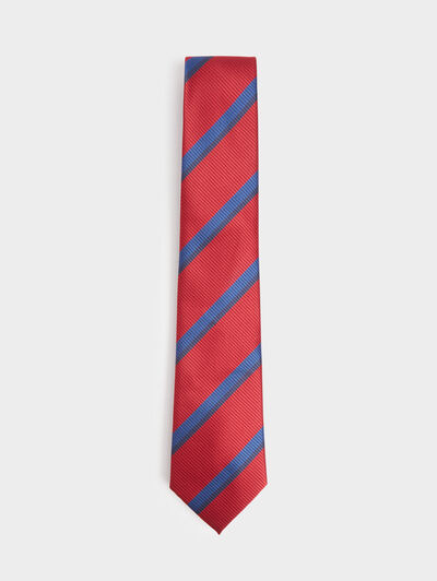 CORBATA JACQUARD MF ROJO