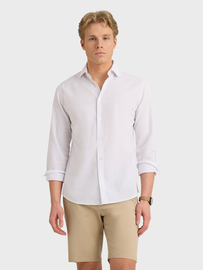 CAMISA LINO ALEX BLANCO