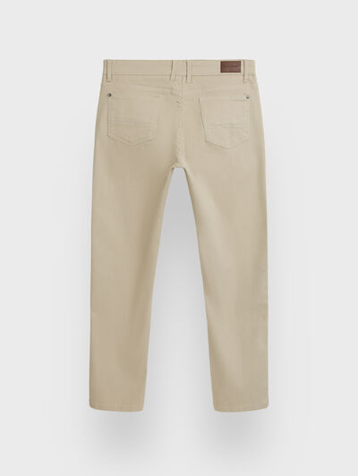 PANTALON MICRO 5PKT BEIGE