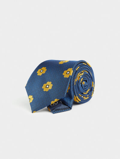 CORBATA JACQUARD MF AZUL