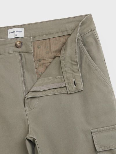 PANTALON CARGO ELVIS VERDE