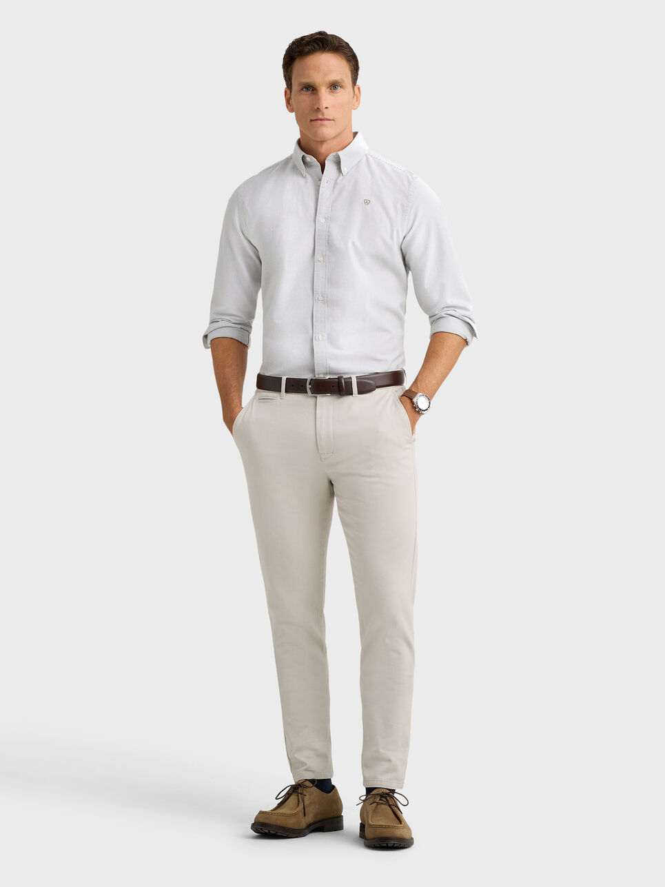 CAMISA OXFORD MIL RAYAS