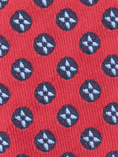 CORBATA JACQUARD MF ROJO