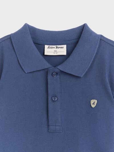 POLO WARHOL KIDS AZUL MARINO