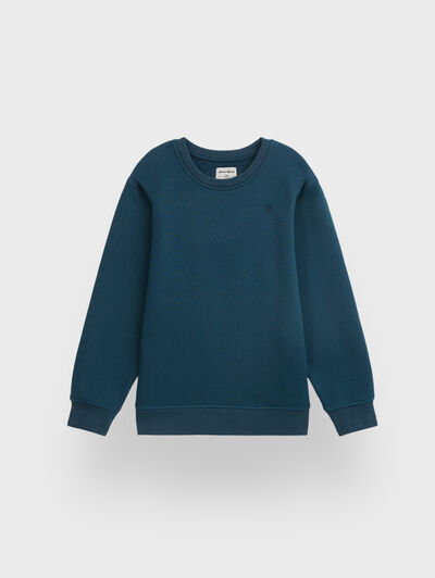 SUDADERA BASICA KIDS AZUL