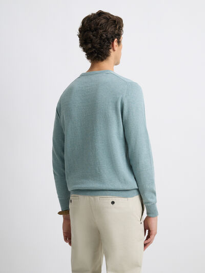 JERSEY ROUND NECK TRENDY AZUL