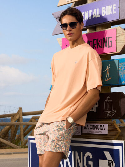 CAMISETA OVERSIZE NARANJA