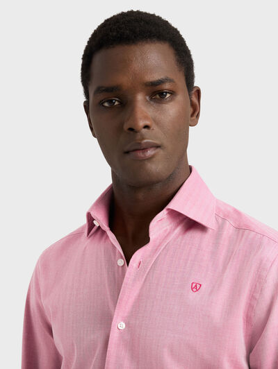 CAMISA ROMA SPIGA BURDEOS