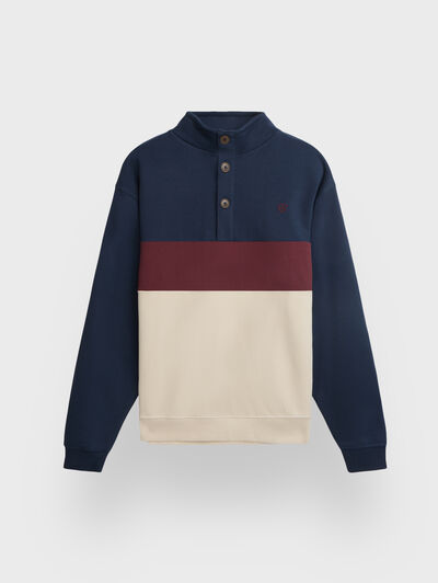 SUDADERA STATE  AZUL MARINO