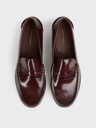 MOCASIN CASTIZO BURDEOS