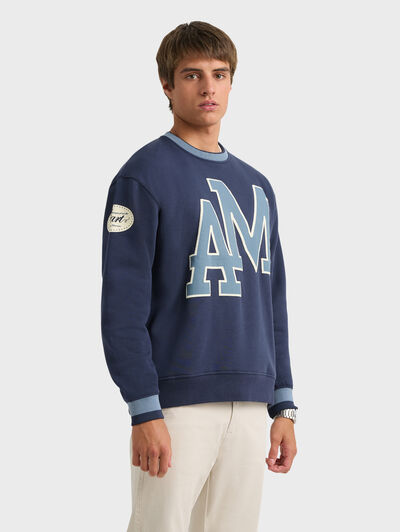 SUDADERA START AZUL MARINO