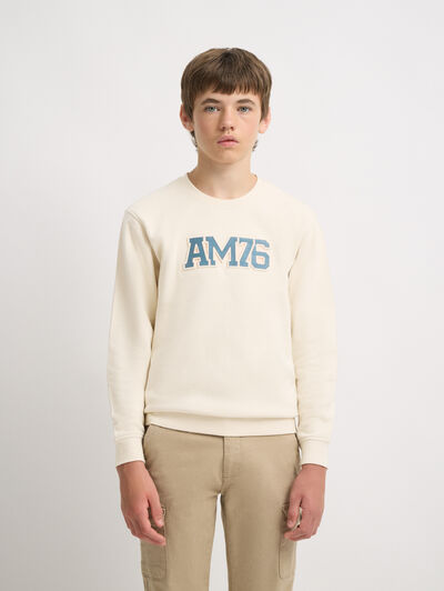 SUDADERA OFFICIAL KIDS BEIGE