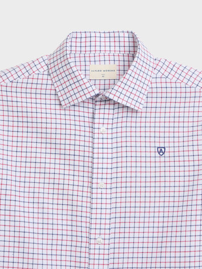 CAMISA HUNTER CHECKS AZUL MARINO