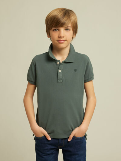 POLO STONE GD KIDS VERDE