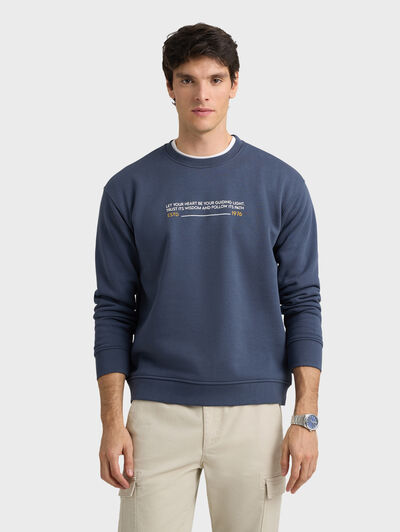 SUDADERA MIRACLES AZUL MARINO