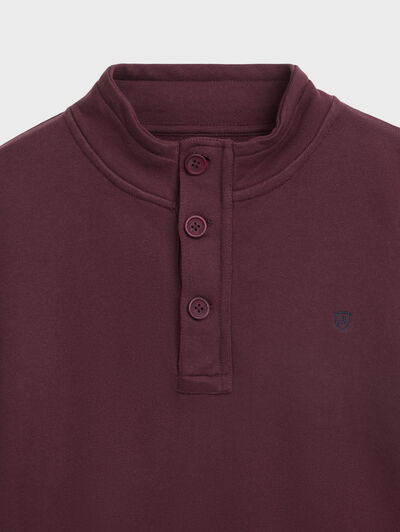 SUDADERA BRAX BURDEOS