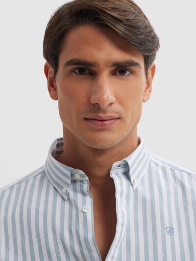 CAMISA OXFORD SUNSET AZUL