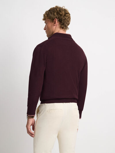 JERSEY BUTTON COLLAR