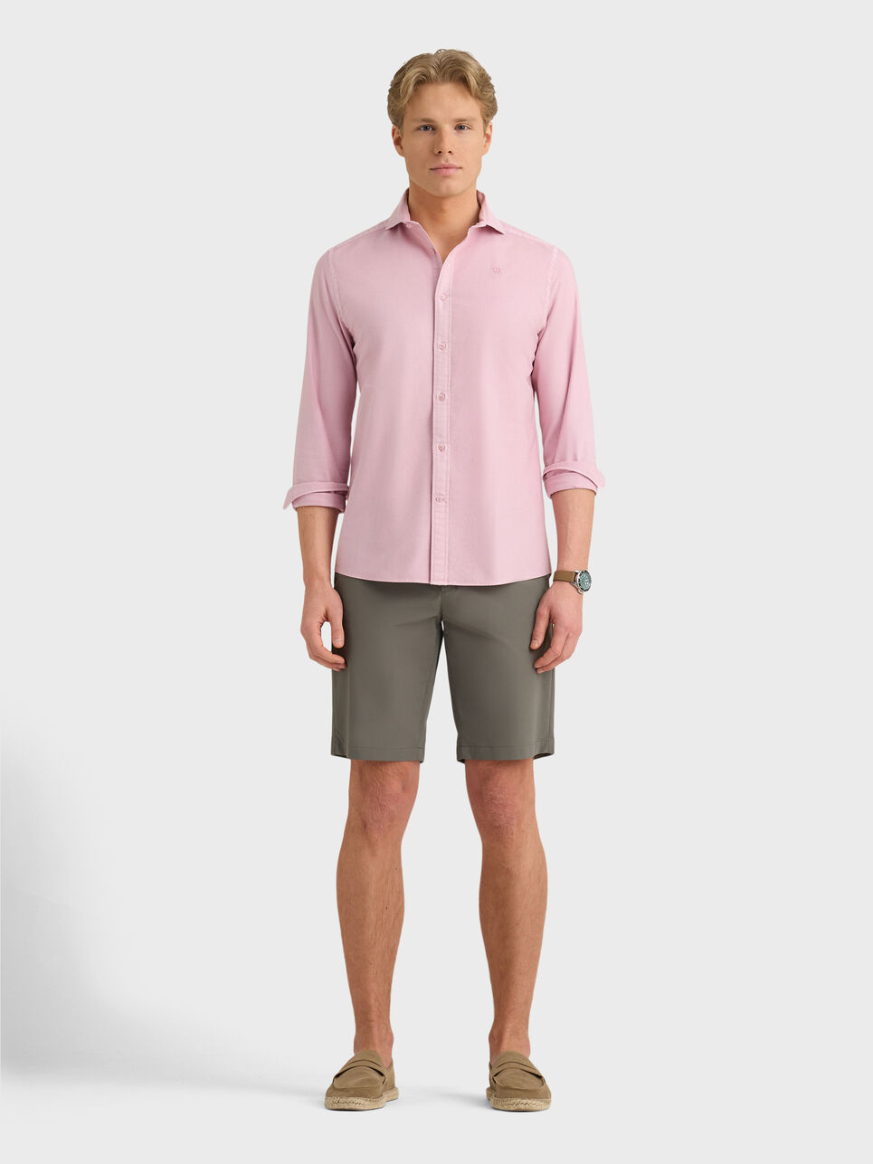 CAMISA OXFORD DYE TIE COLLAR