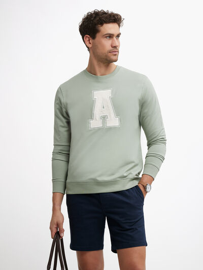 SUDADERA COLLEGE VERDE