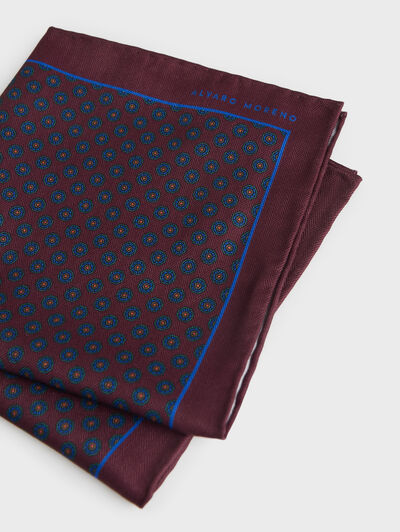 PAÑUELO PRINTED BURDEOS