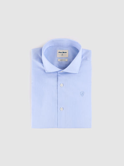 CAMISA COMFORT FIL A FIL KIDS CELESTE