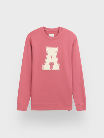 SUDADERA COLLEGE ROJO