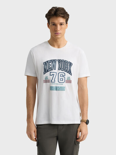 CAMISETA LIVIING BLANCO