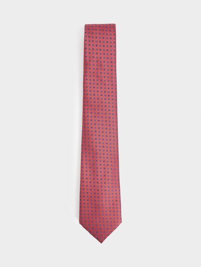 CORBATA JACQUARD MF ROJO