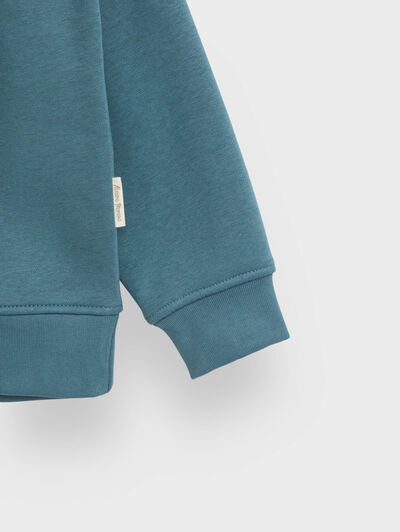 SUDADERA BASICA KIDS AZUL