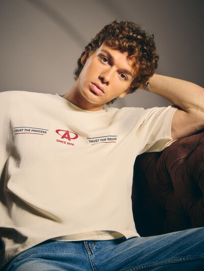 CAMISETA VISION BEIGE