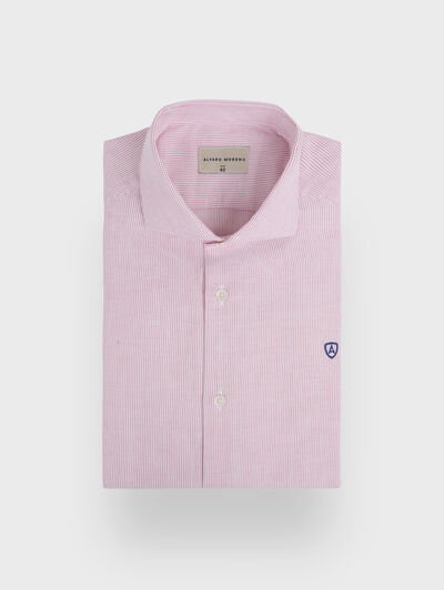 CAMISA P.POINT RAYAS ROJO