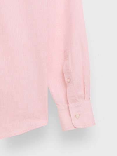 CAMISA LINO ALEX SALM&Oacute;N