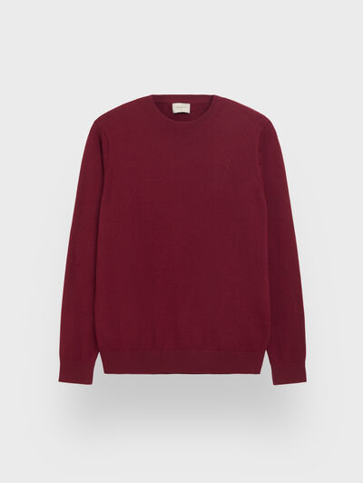 JERSEY ROUND NECK BURDEOS