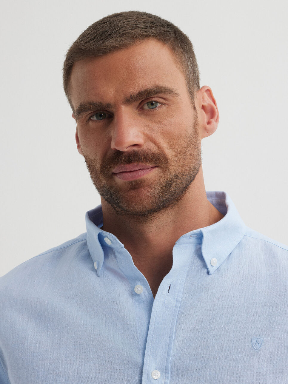 CAMISA LINO C. BOTON