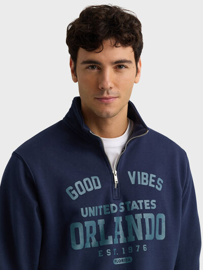 SUDADERA ORLANDO AZUL MARINO