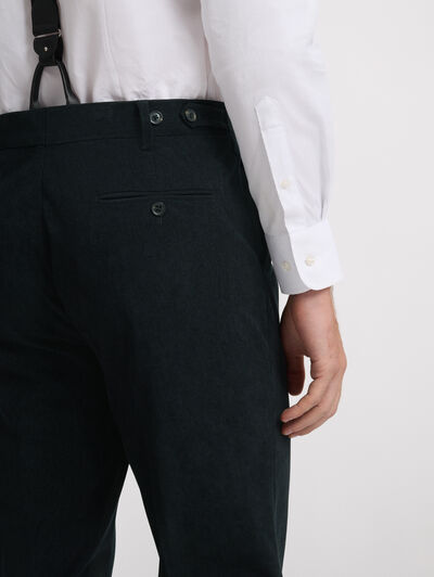 PANTALONES MICROPANA CRUZADA NEGRO