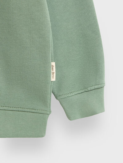 SUDADERA BASIC KIDS VERDE