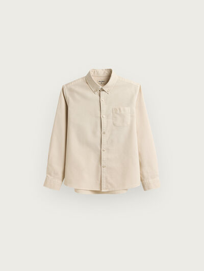 CAMISA OXFORD DYE KIDS CRUDO