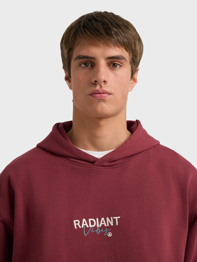 SUDADERA RADIANT BURDEOS
