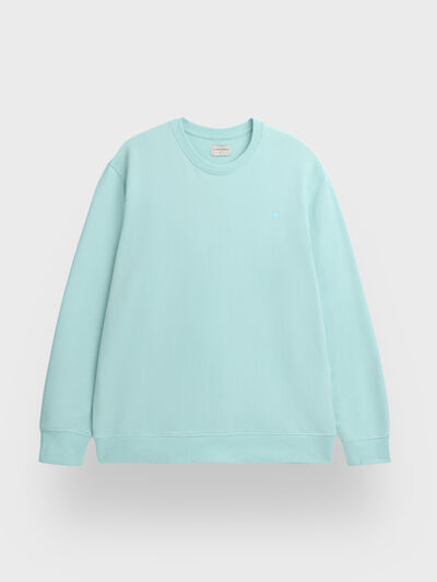 SUDADERA BASIC FANCY VERDE AGUA