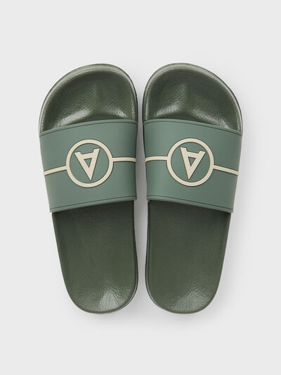 CHANCLAS LOGO VERDE