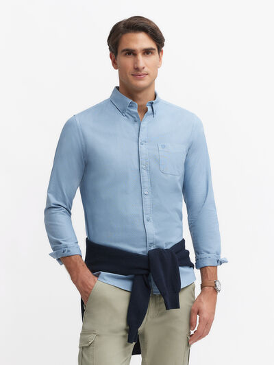 CAMISA OXFORD POCKET DYE