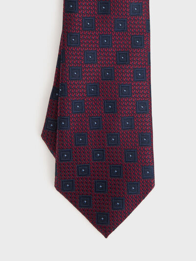 CORBATA JAQUARD MF BURDEOS