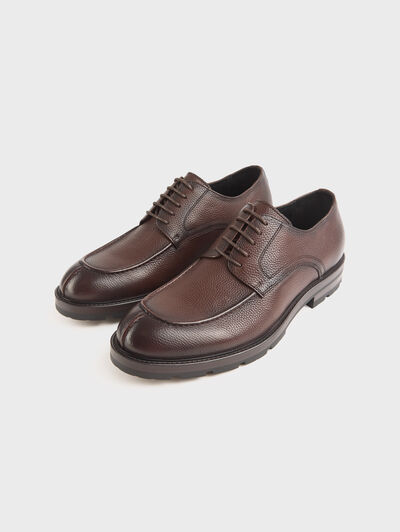 BLUCHER BORDON PIEL MARRÓN