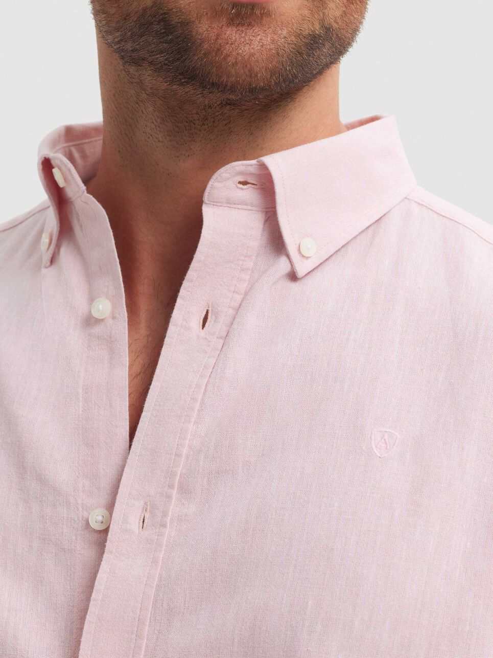 CAMISA LINO C. BOTON