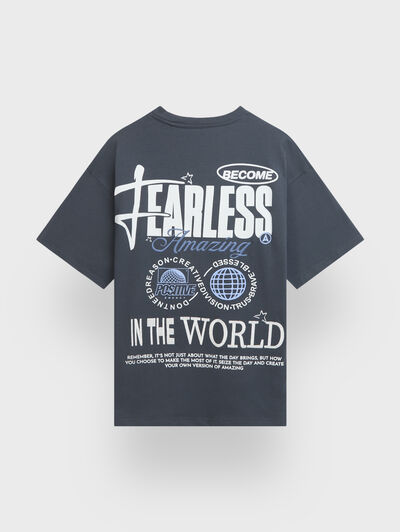 CAMISETA WORLD AZUL MARINO