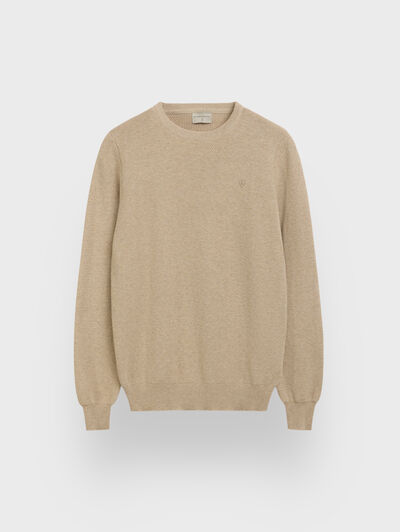 JERSEY ESTRUCTURA BEIGE