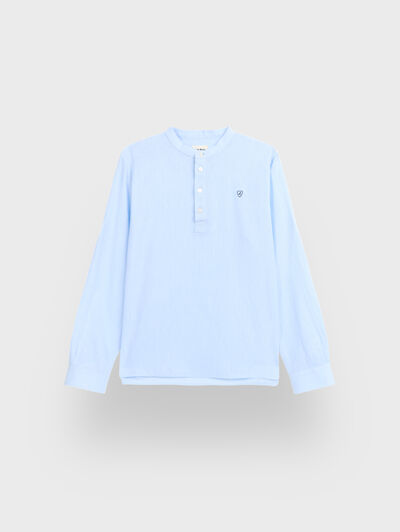 POLERA LINO MAO KIDS CELESTE