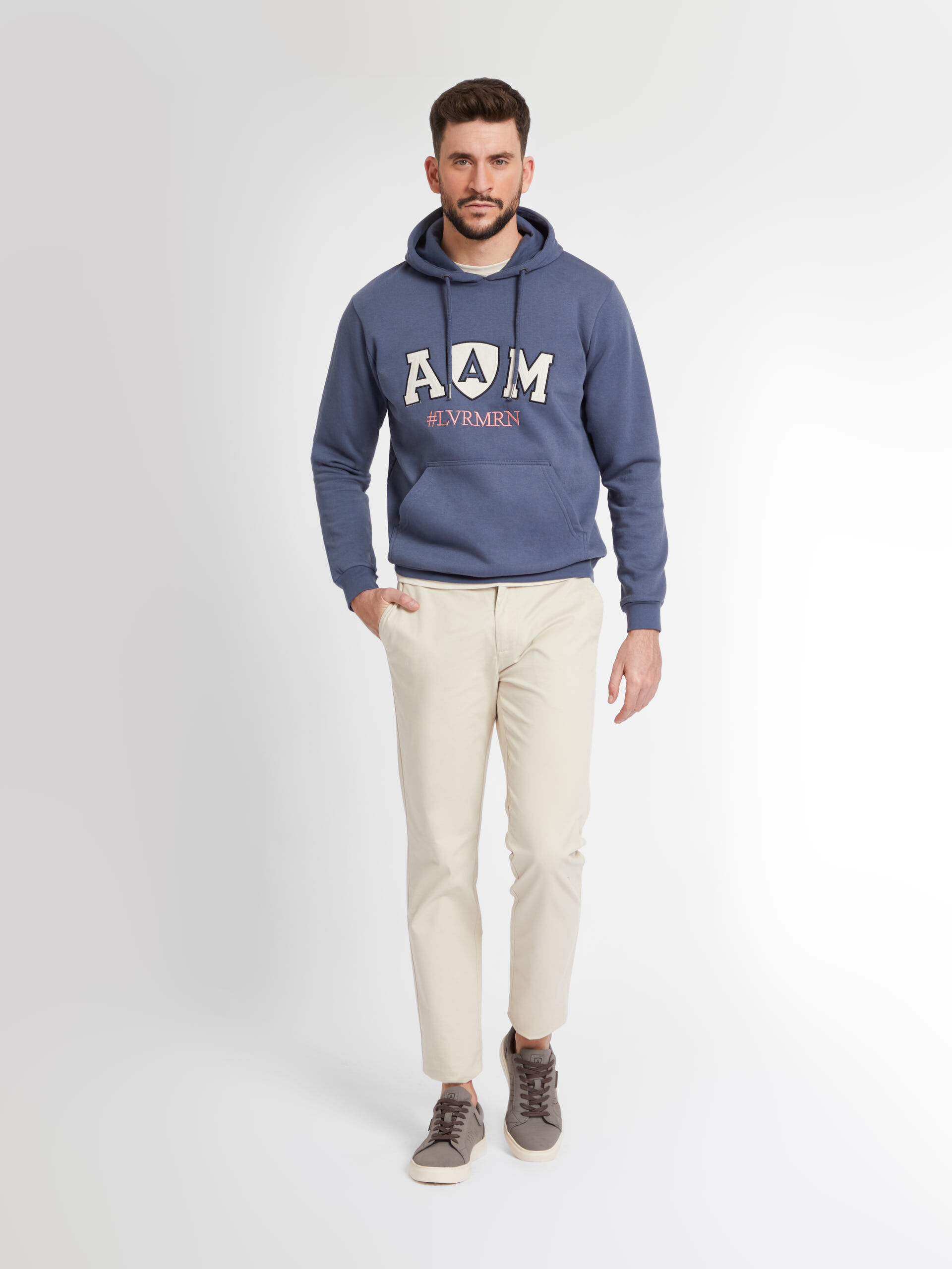 SUDADERA OFFICIAL AZUL